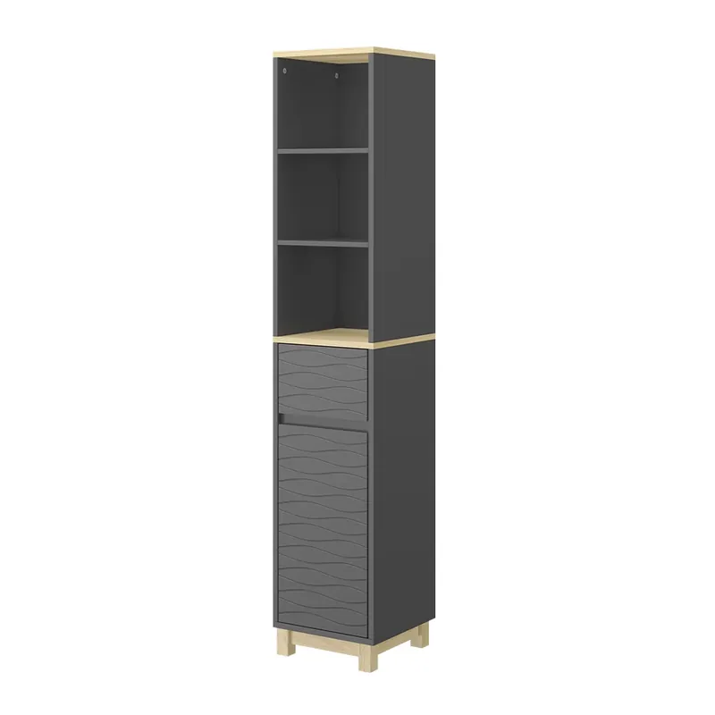 Přímo Od Výrobce Koupelnový nábytek Livia Antracit 30 x 151 cm se zásuvkou Vicco