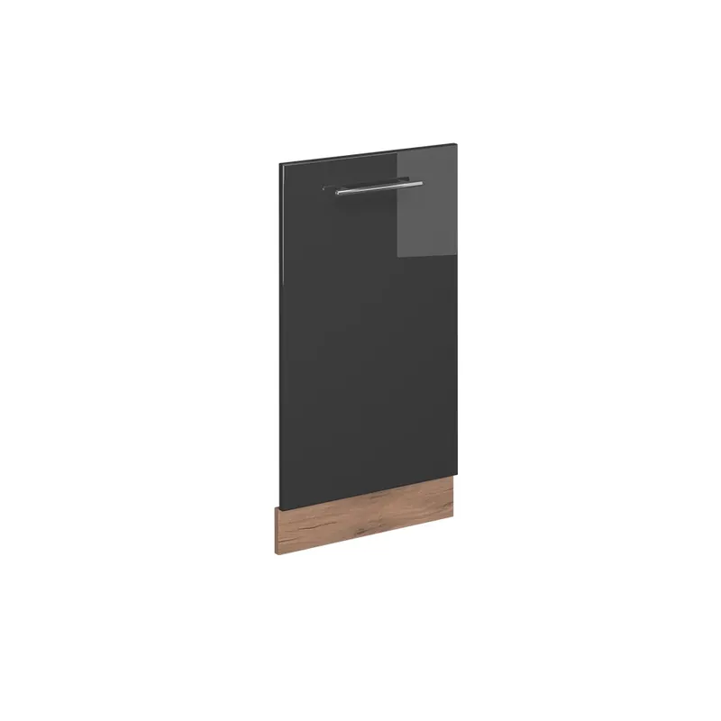 Dokud Zásoby Vydrží Čelní panel myčky Fame-Line Antracitový vysoký lesk 45 cm bez pracovní desky Vicco