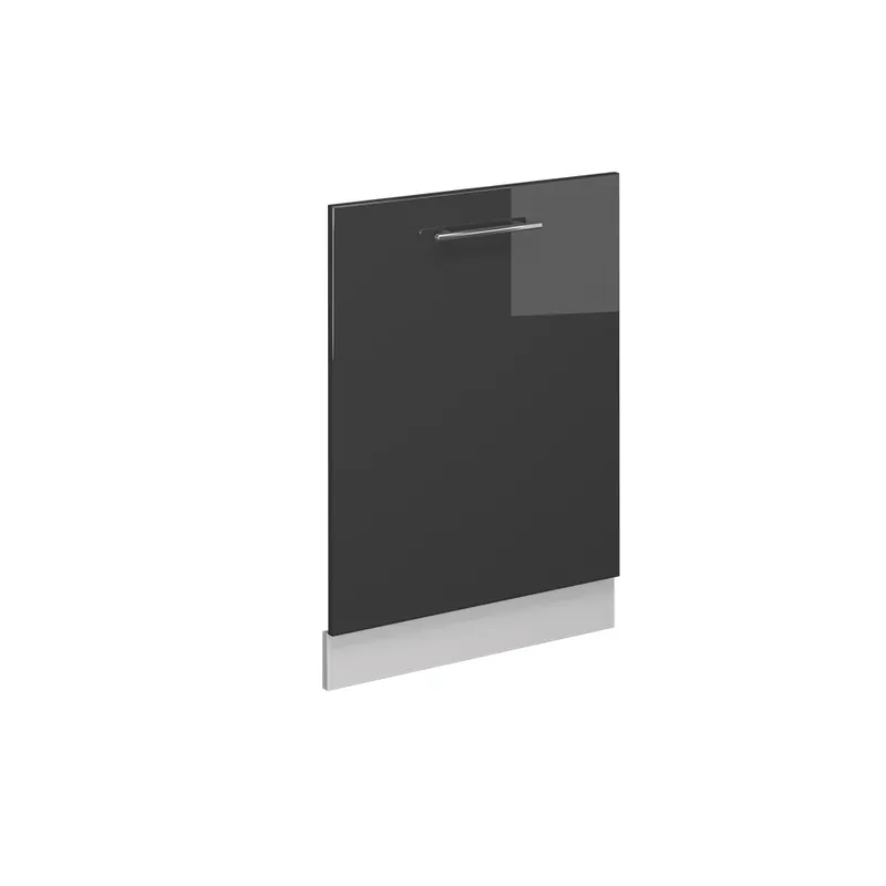 Značkový Čelní panel myčky Fame-Line Antracitový vysoký lesk 60 cm bez pracovní desky Vicco