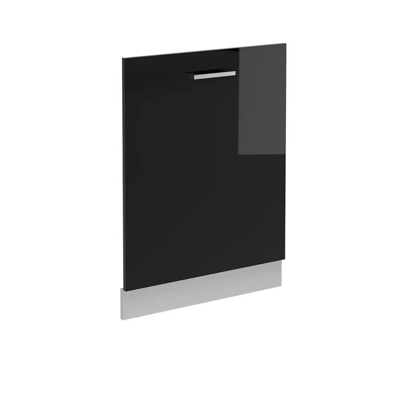 Čelní panel myčky R-Line Černý vysoký lesk 60 cm bez pracovní desky Vicco Cenově Výhodný