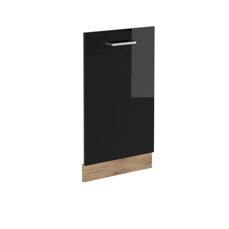 Objednat Nyní Čelní panel myčky R-Line Černý vysoký lesk 45 cm bez pracovní desky Vicco