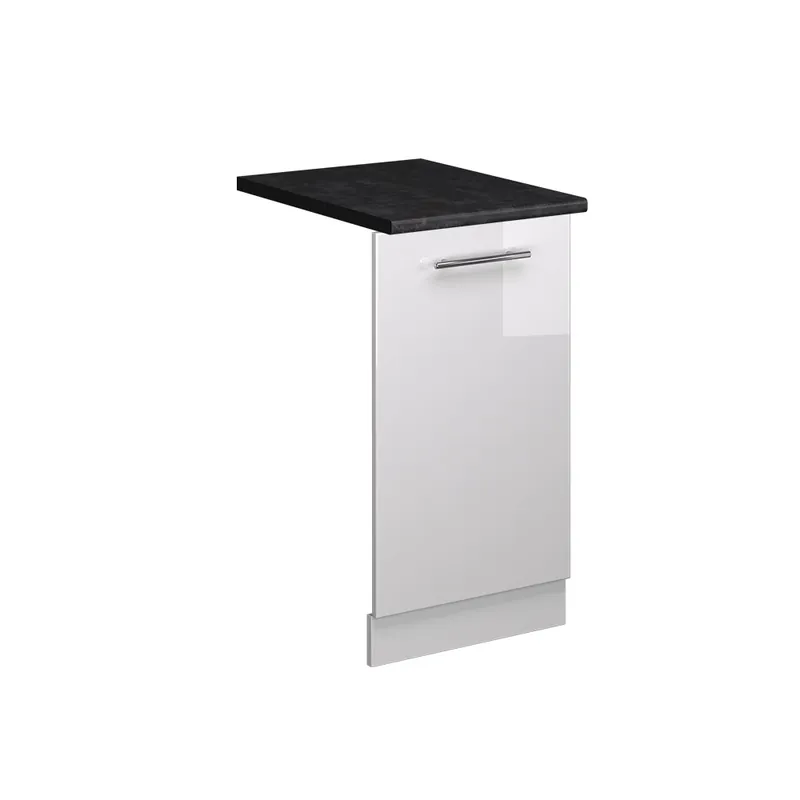 Čelní panel myčky Fame-Line Bílá vysoký lesk 45 cm , PD Antracit Vicco Nakupujte Hned