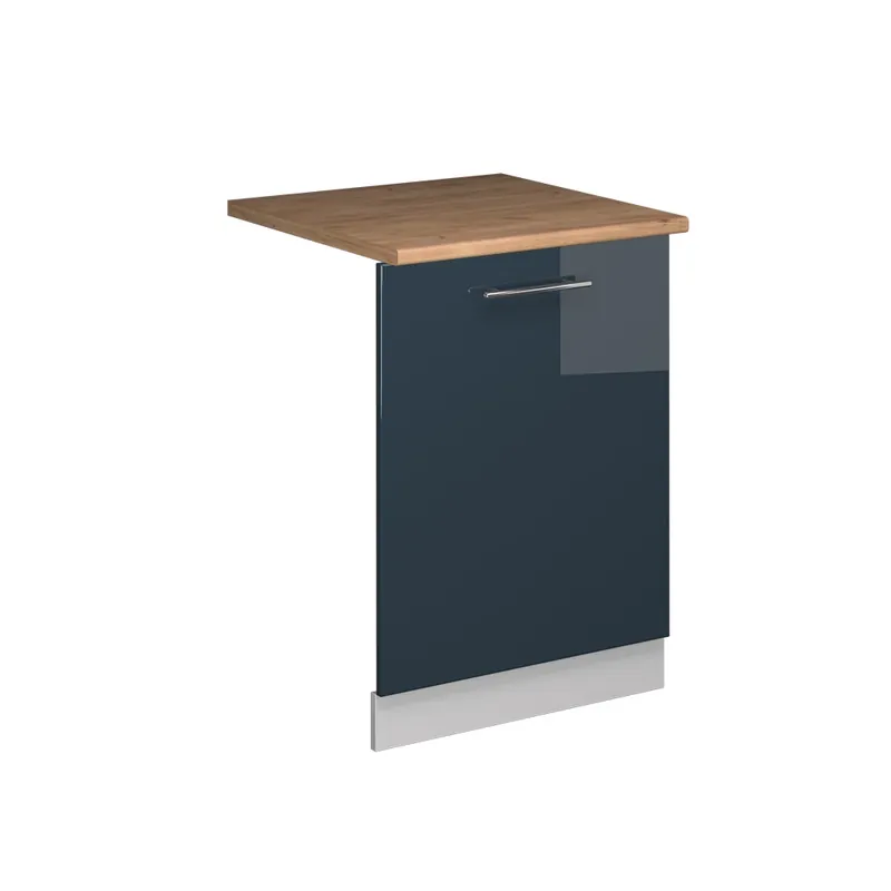 Čelní panel myčky Fame-Line Tmavě modrá s vysokým leskem 60 cm , PD Dub Vicco Ověřený