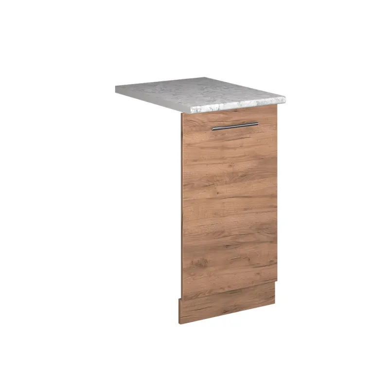 Přímo Od Výrobce Čelní panel myčky Fame-Line Zlatý mocný dub 45 cm s pracovní deskou Vicco