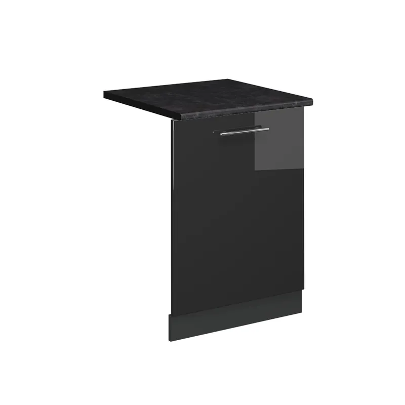 Sezónní Sleva Čelní panel myčky Fame-Line Antracitový vysoký lesk 60 cm , PD Antracit Vicco