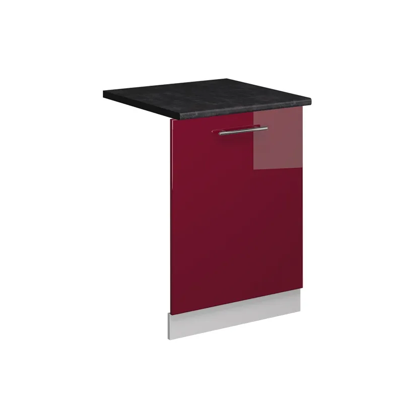Čelní panel myčky Fame-Line Bordó červená vysoký lesk 60 cm , PD Antracit Vicco Originální