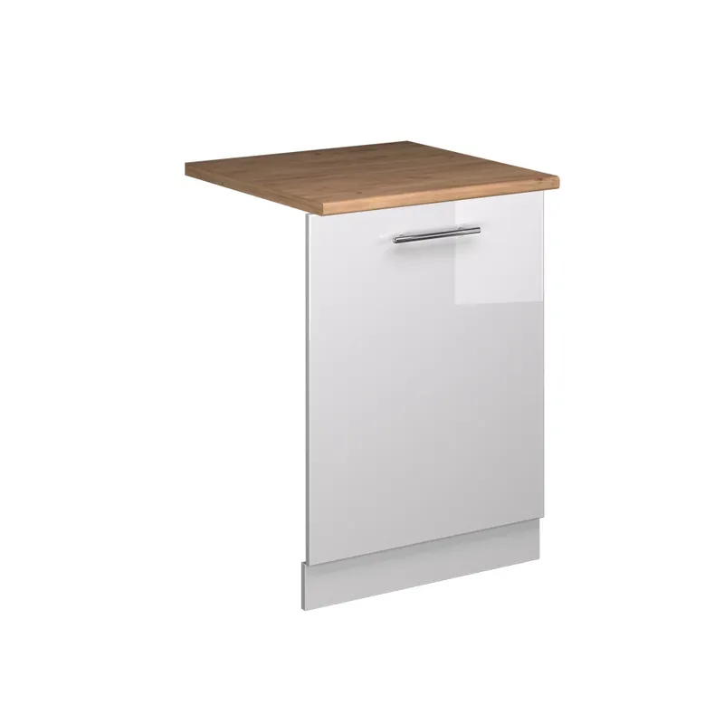 Čelní panel myčky Fame-Line Bílá vysoký lesk 60 cm , PD Dub Vicco Značkový