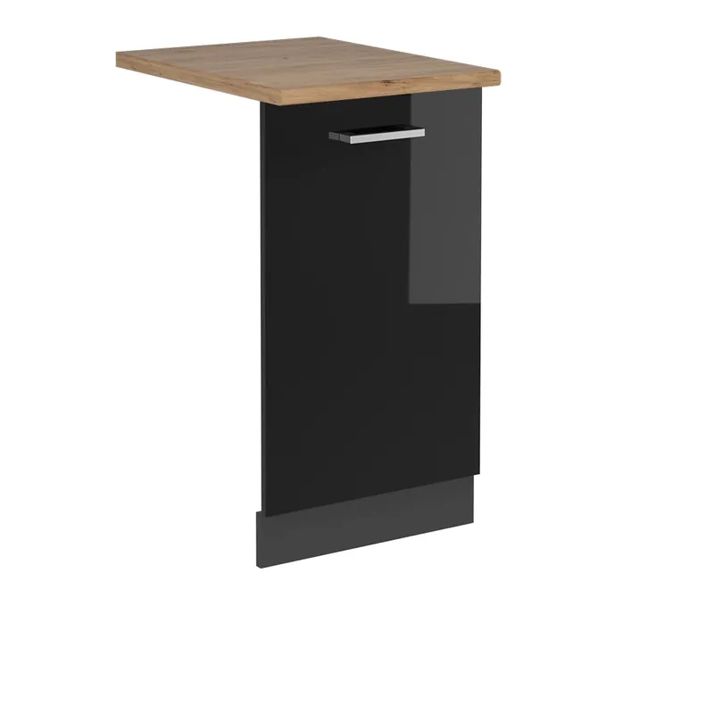 Čelní panel myčky R-Line Černý vysoký lesk 45 cm , PD Dub Vicco Nakupujte Hned