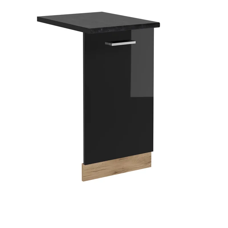 Jen Po Omezenou Doba Čelní panel myčky R-Line Černý vysoký lesk 45 cm , PD Antracit Vicco