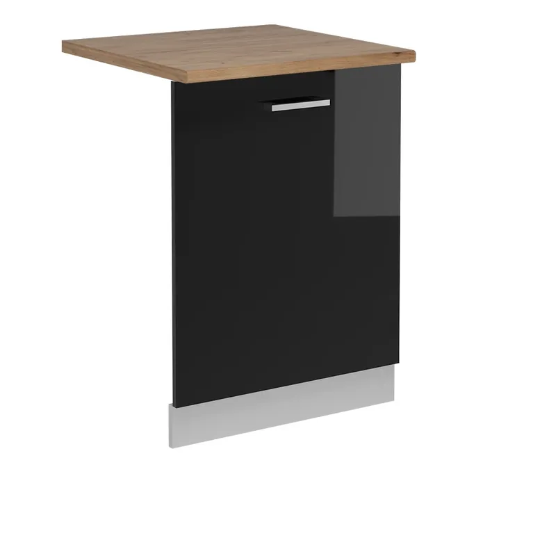 Čelní panel myčky R-Line Černý vysoký lesk 60 cm , PD Dub Vicco Akční Cena