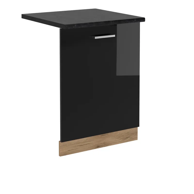 Značkový Čelní panel myčky R-Line Černý vysoký lesk 60 cm , PD Antracit Vicco