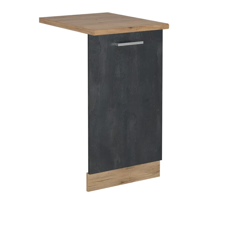 Čelní panel myčky R-Line Černý beton 45 cm , PD Dub Vicco Přímo Od Výrobce