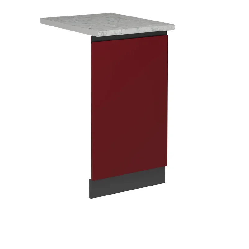 Čelní panel myčky R-Line Červená 45 cm s pracovní deskou Vicco Finální Výprodej
