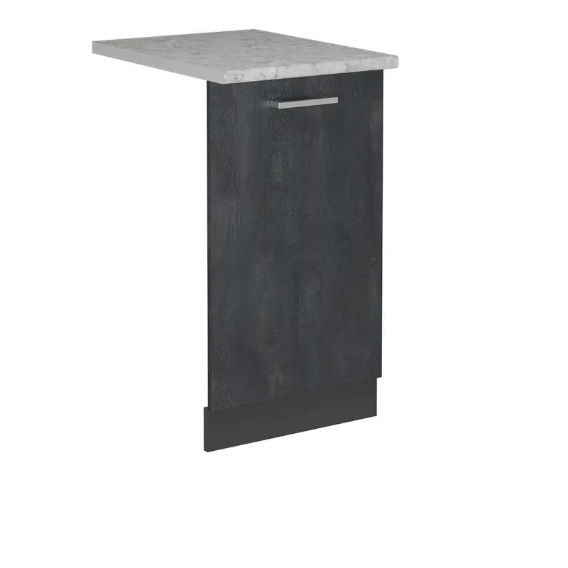 Čelní panel myčky R-Line Černý beton 45 cm s pracovní deskou Vicco Super Cena