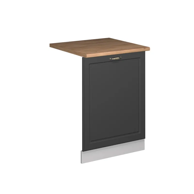 Časově Omezené Čelní panel myčky Fame-Line Antracitově zlatý 60 cm , PD Dub Vicco
