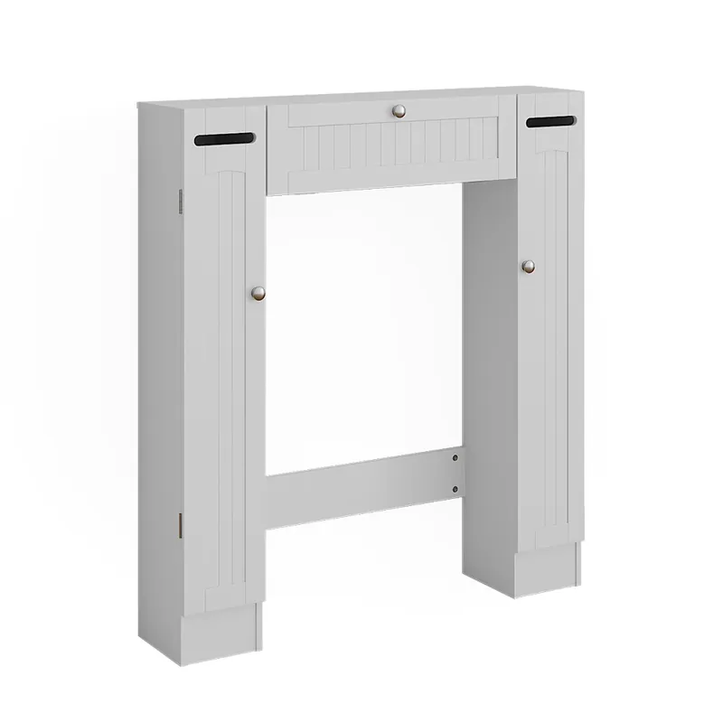 Toaletní skříňka Bianco Bílá 89 x 99 cm Zásobník na toaletní papír vlevo a vpravo Vicco Ověřený