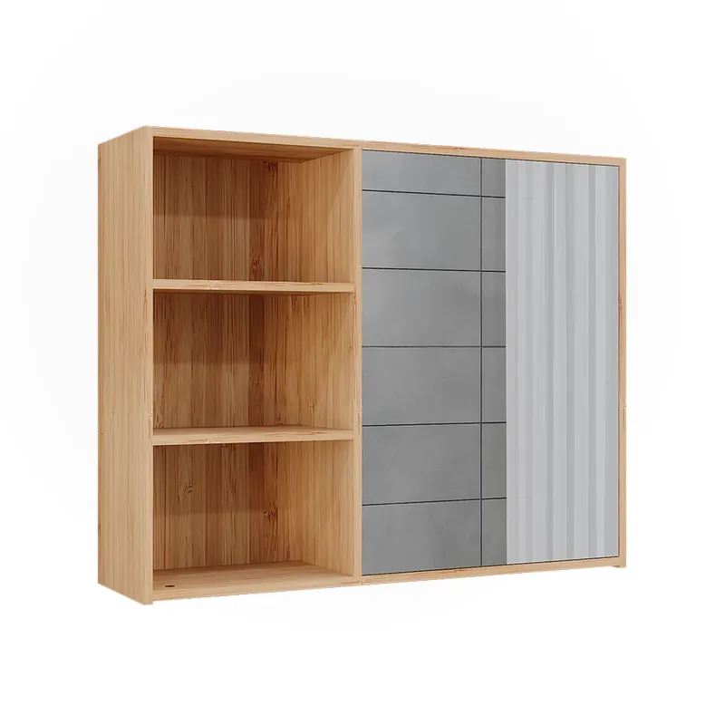 Koupelnová zrcadlová skříňka Lucie Bambus 74 x 60 cm se 3 otevřenými přihrádkami Vicco Finální Výprodej