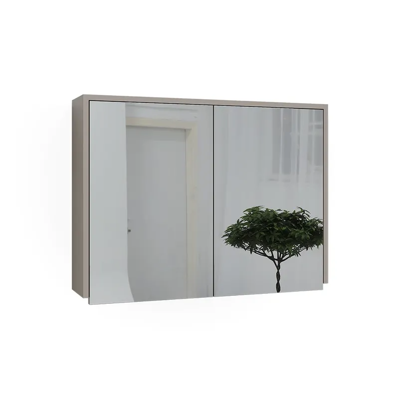 Koupelnová zrcadlová skříňka J-Shape Kašmír 80 x 60 cm se 2 uzavřenými přihrádkami Vicco Nakupujte Hned