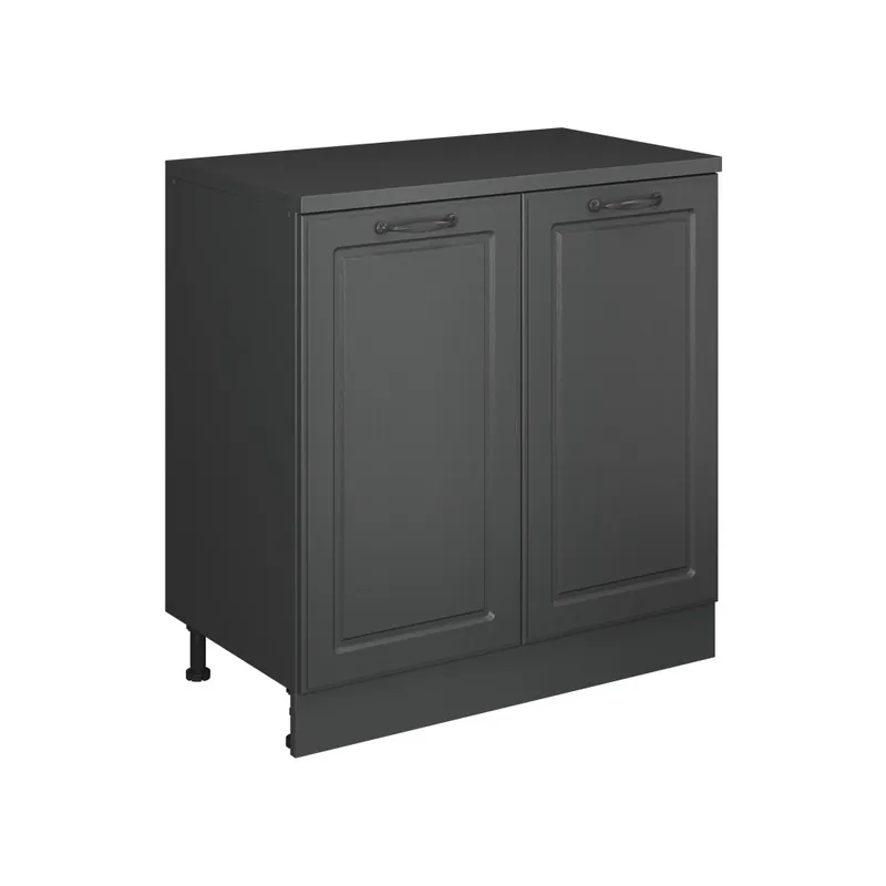 Rozšiřující skříňka Rion Antracitový venkovský dům/Antracit 80 x 46 cm bez šikminy se 2 dveřmi Vicco Originální