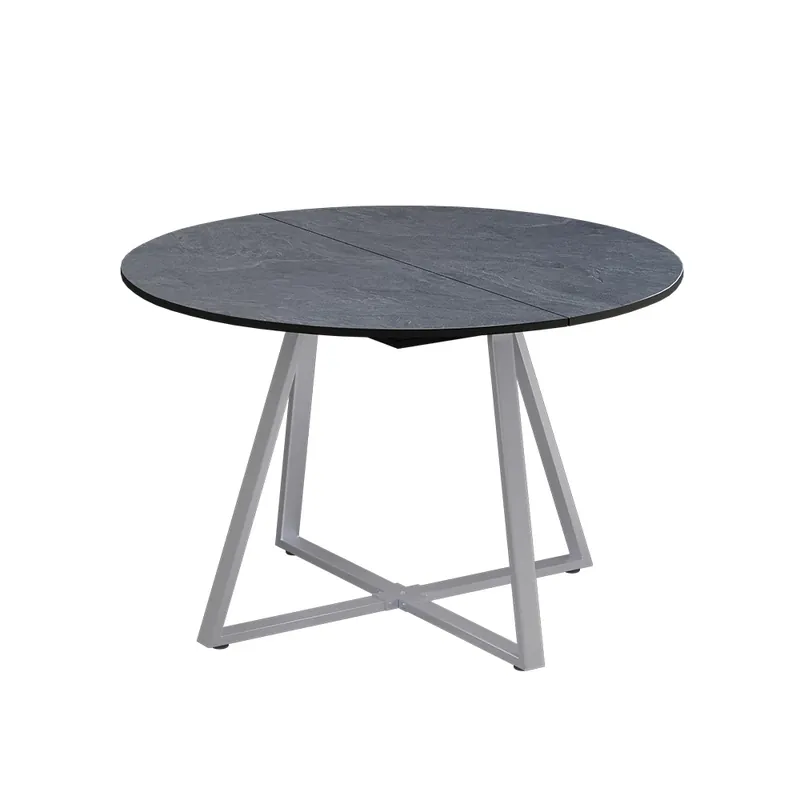 Nejlepší Volba Jídelní stůl Loyd Antracit/Šedá 120 x 120 cm Rozšiřitelný Vicco