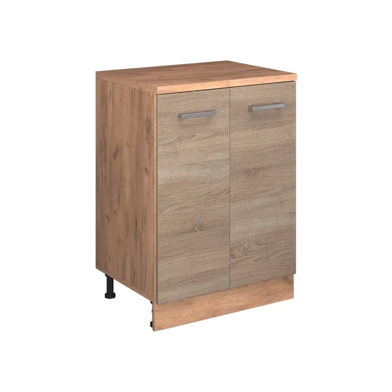 Must-Have Kuchyňská skříňka pod šikmou střechu R-Line Sonoma 60 cm bez šikminy se 2 dveřmi Vicco