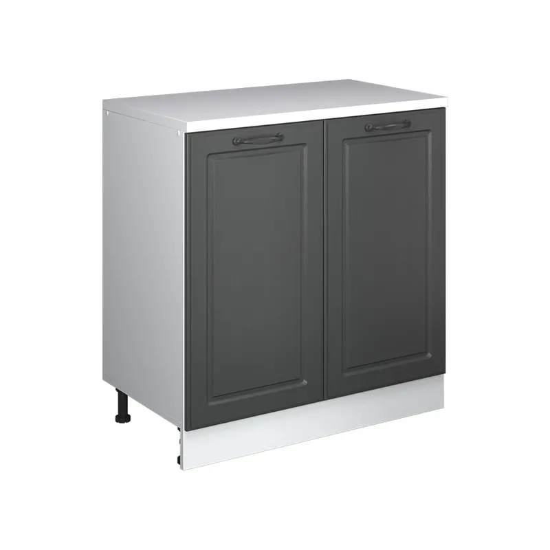 Rozšiřující skříňka Rion Antracitový venkovský dům/Bílá 80 x 46 cm bez šikminy se 2 dveřmi Vicco Akční Nabídka