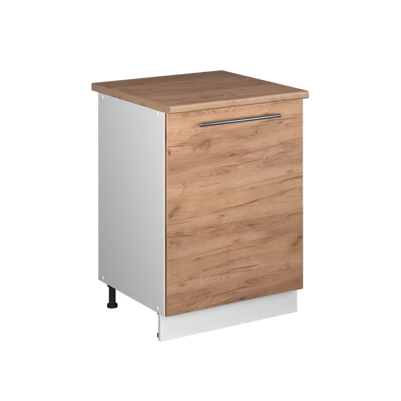 Novinka Skříňka pod dřez Fame-Line Zlatý mocný dub/Bílá 60 cm Vicco
