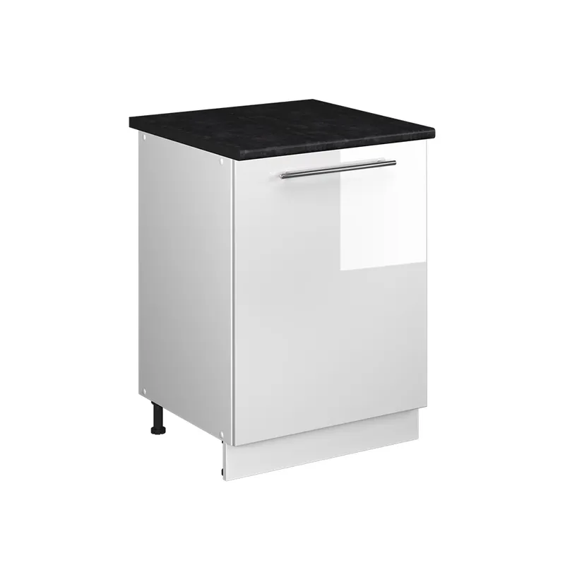Skříňka pod dřez Fame-Line Bílá vysoký lesk/Bílá 60 cm Vicco Akční Cena