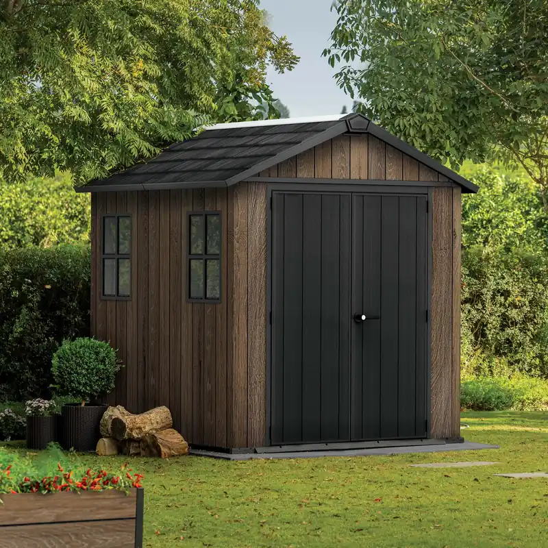 Zahradní domek Keter DECO APEX 759/975 Walnut Kup Teď