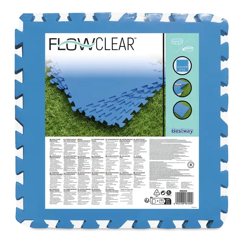 Podložka pod bazén Bestway Flowclear 50x50 cm (9 ks) Nejlepší Cena