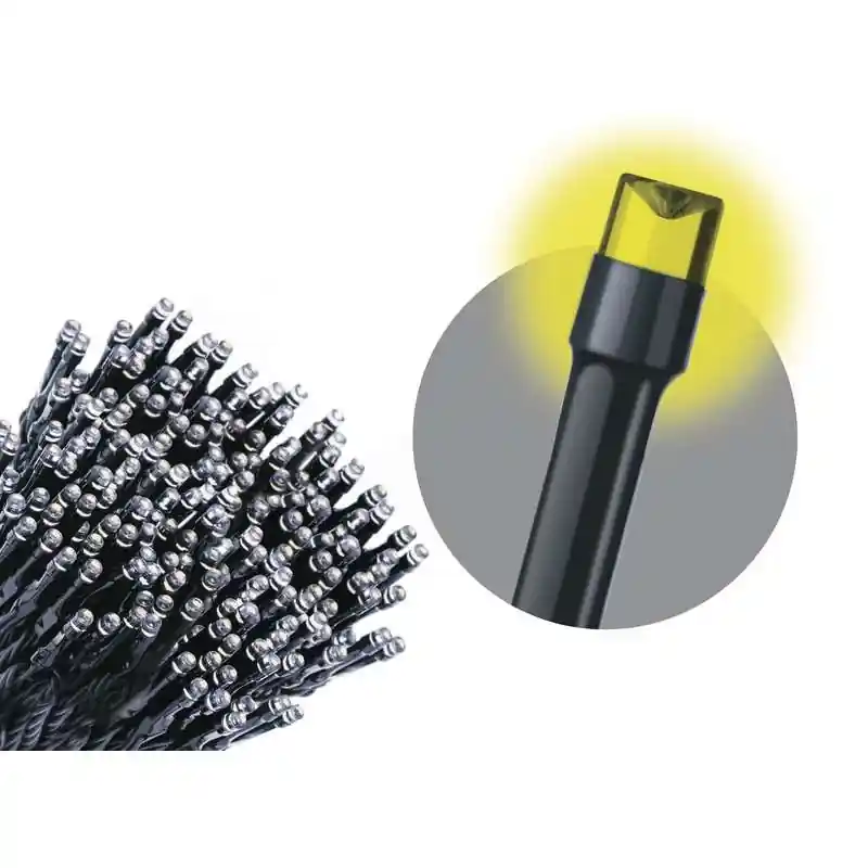 180 LED dekor. řetěz - síť 2×2M teplá bílá Expresní Doručení