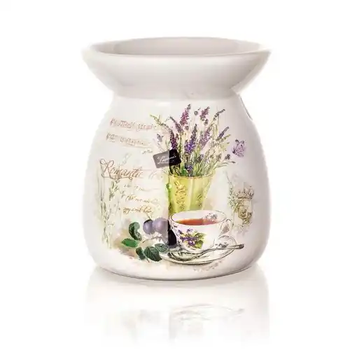 Aroma lampa keramická LAVENDER 10,2 cm, OK, BANQUET Rychlé Dodání