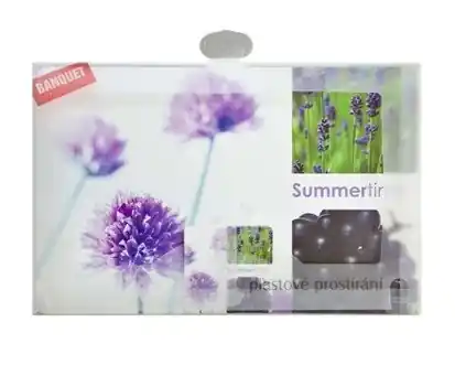 12-dílná sada plastového prostírání Flower Zlevněný