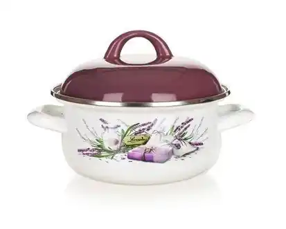18cm smaltovaný kastrol LAVENDER Nejlepší Cena