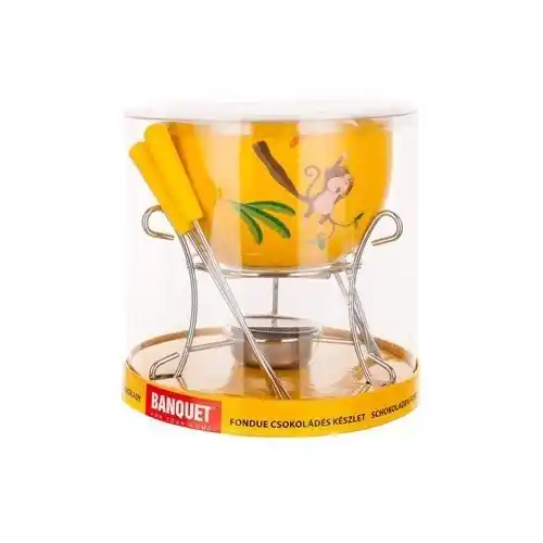 Super Cena 6dílný fondue set na čokoládu Monkey