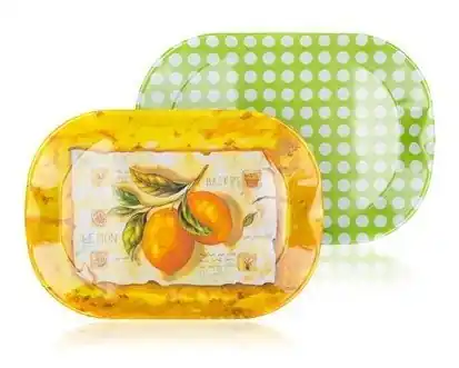 CULINARIA MELAMINOVÝ OVÁLNÝ TÁC 395X280X25 MM ASS. Cenový Hit