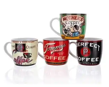 Značkový Hrnek Retro Coffee assorted