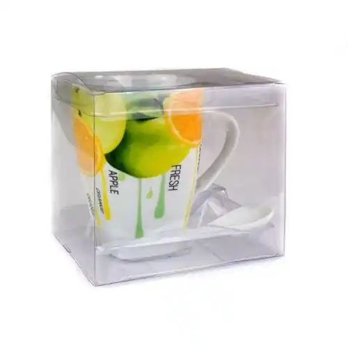 Super Cena Hrnek se lžičkou se lžičkou Fresh Fruit, 2 assort., OK