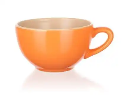 Nová Kolekce Jumbo hrnek ORANŽOVO-BÉŽOVÝ MAT 420ml Amande