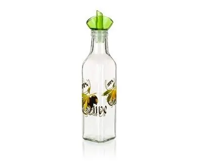Láhev na olej dekorovaná 100% Olive 250 ml Sleva