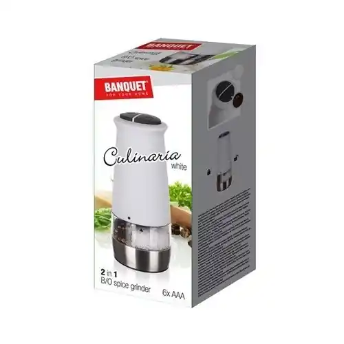 Mlýnek 2v1 elektrický Culinaria White Nová Kolekce