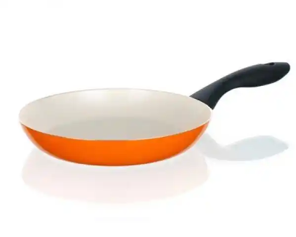 Přímo Od Výrobce Pánev 20 cm oranžová se spirálovým dnem Natura Ceramia Arancia