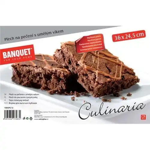 Pečící plech 36,3x24,5x5,3 cm s umělým víkem Culinaria Časově Omezené