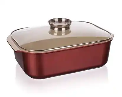 Nízká Cena Pekáč se skleněnou poklicí a aroma knobem 40x25x11 cm