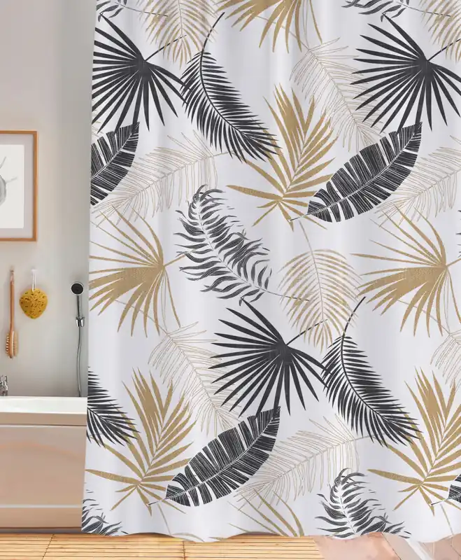 DOCHTMANN Sprchový závěs PVC 180x180cm, motiv palmy Novinka