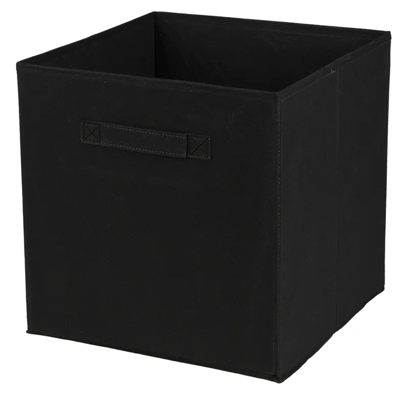 Autentický DOCHTMANN Box do kallaxu, úložný box textilní, černý 31x31x31cm