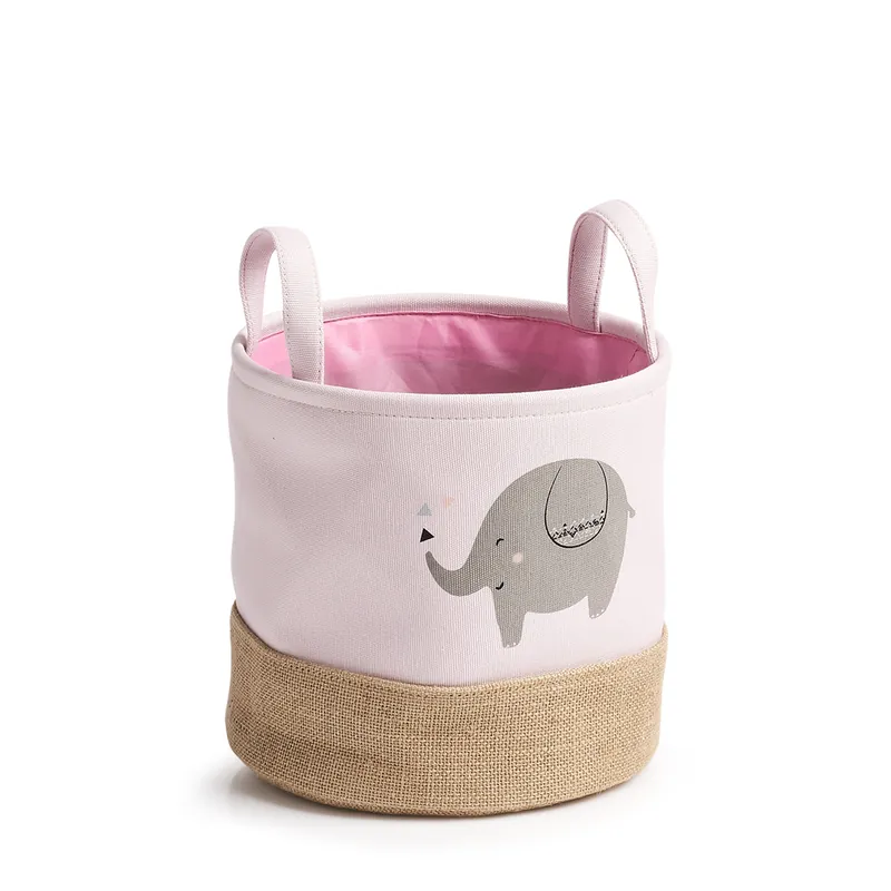 ZELLER Dětský úložný box motiv slon, růžový 25x25cm Výhodná Nabídka