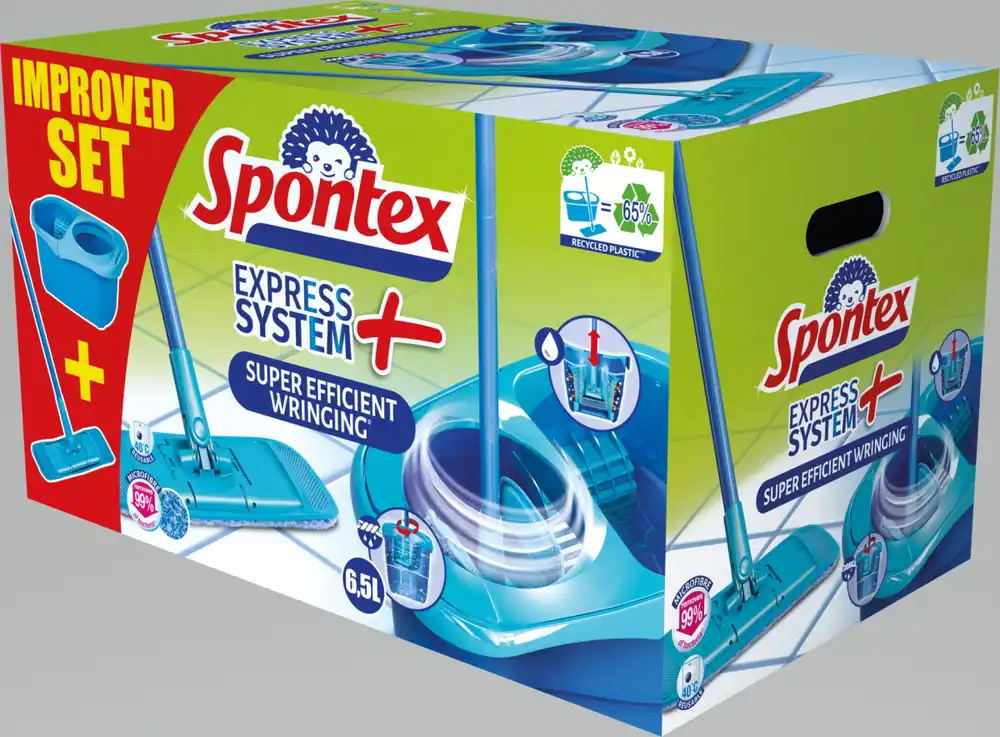 Nakupujte Hned SPONTEX Rotační mop Express Systém+NEW