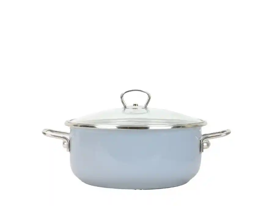 Ihned K Objednání BELIS Smaltovaný rendlík se skl. poklicí PREMIUM šedý 16 cm, 1,25l