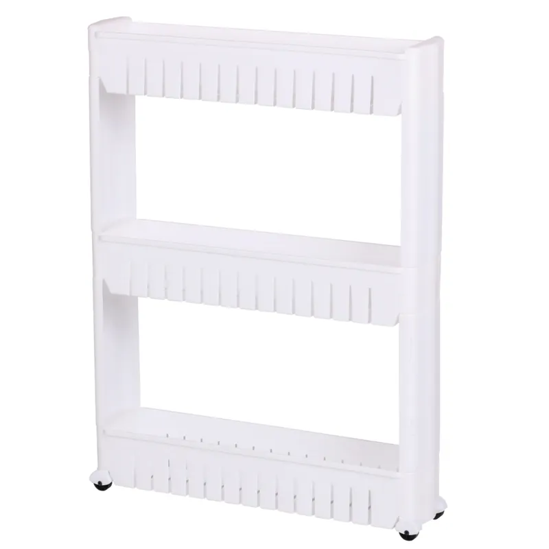 Finální Výprodej DOCHTMANN Regál do koupelny úzký bílý, plast 54x72x12cm